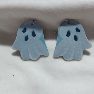 Women's Unbranded Light Blue Dark Blue Ghost Earrings